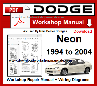Dodge Neon Service Repair Workshop Manual Download